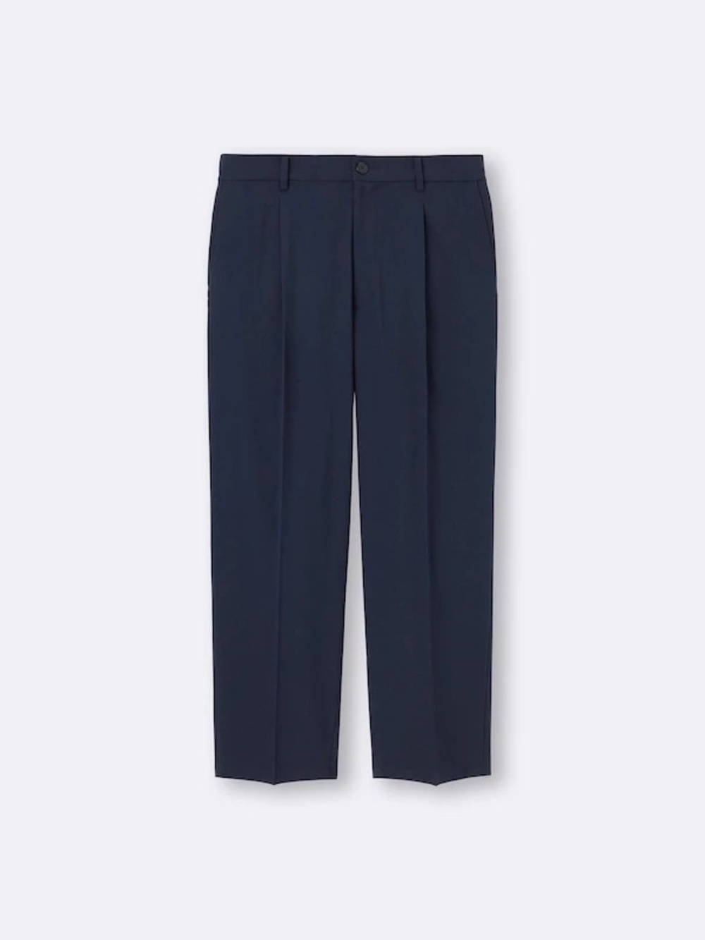 Tailored Navy Pleated Dress Pants